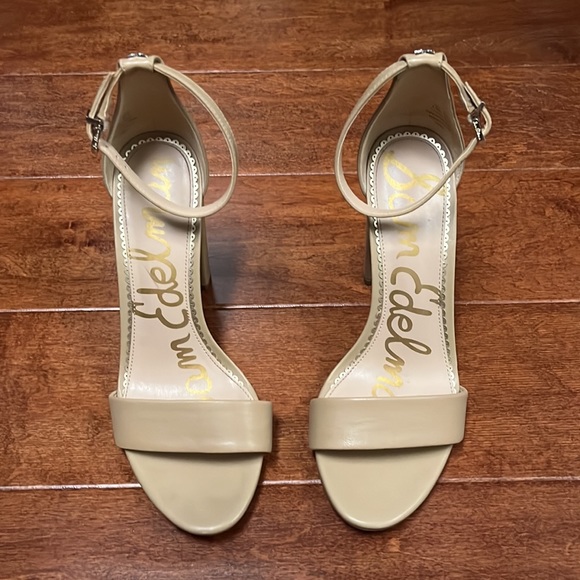 Sam Edelman Nude Strap Sandals - Picture 2 of 7